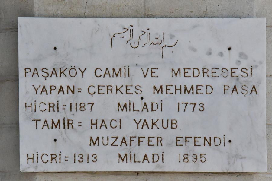 Paşaköy Kasabası Tokmak Hasan Paşa Cami