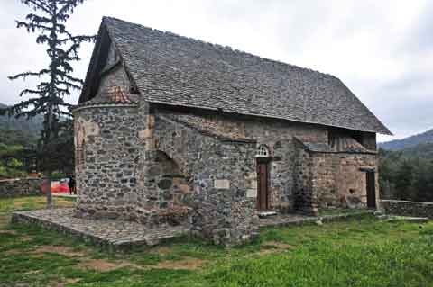 Scheunendachkirche Panagia Phorviotissa oder Panagia tis Asinou, Nikitari