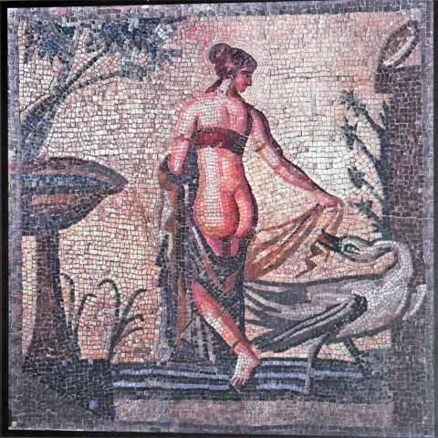 Mosaik Leda und der Schwan, Kouklia