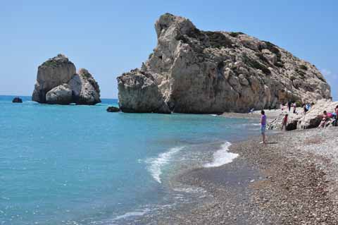 Petra tou Romiou, Geburtsort der Göttin Aphroditis