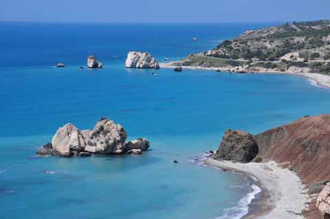 Petra tou Romiou, Geburtsort der Göttin Aphroditis